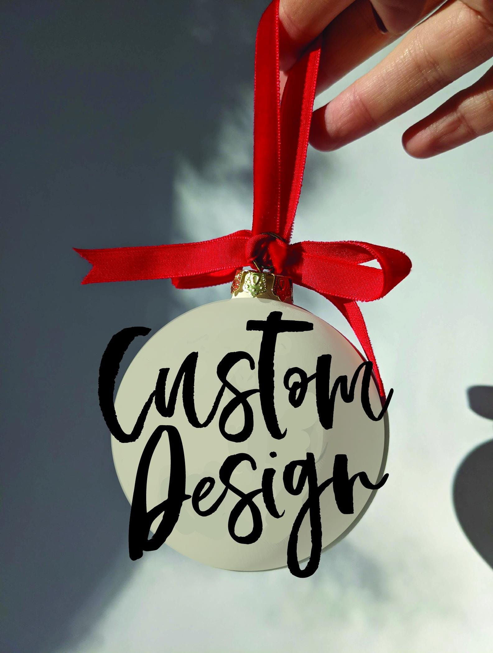 Bespoke Custom Design Handpainted Bauble - PLEASE READ DESCRIPTION!!