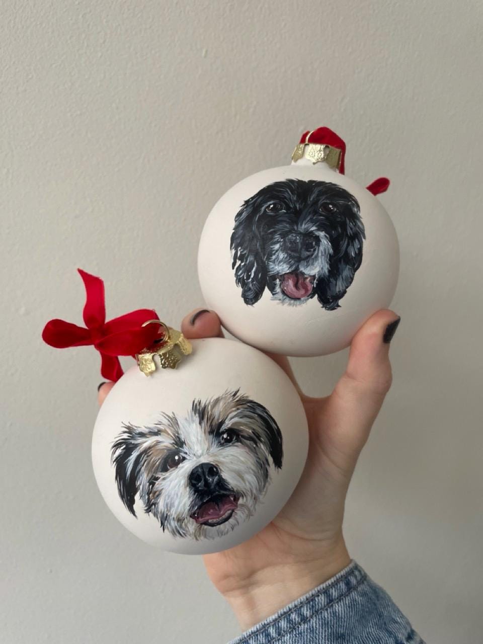 Personalised Pet Portrait Bauble